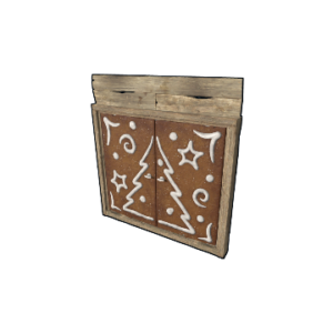 Ginger Bread Wooden Double Door