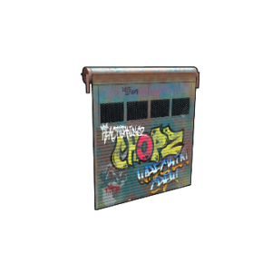 Chop Shop Garage Door