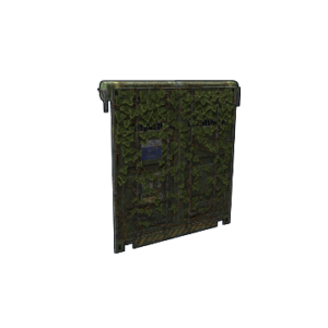 Cobalt Jungle Container Garage Door