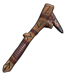 Ancient Runic Pick Axe