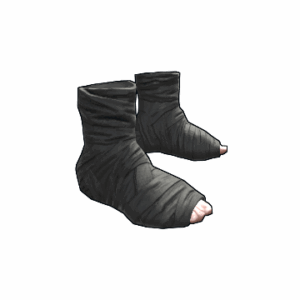 Burlap Ninja Slippers