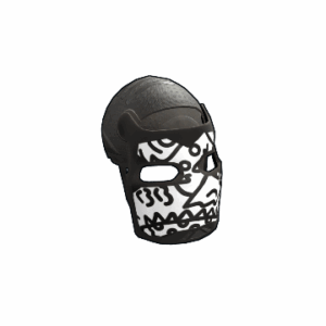 Doodle Metal Facemask