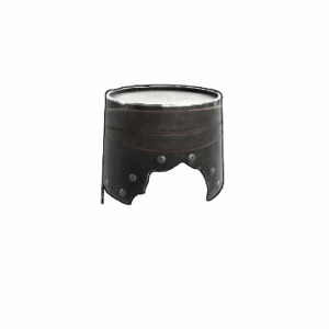 Green Riveted Bucket Helmet
