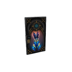 Easter Bunny Sheet Metal Door