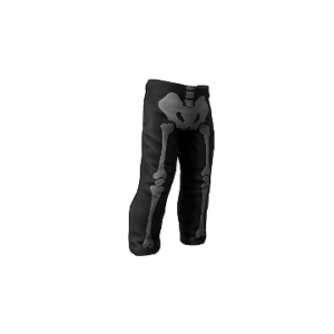 Skeleton Costume Burlap Pants
