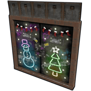 Cobalt Jungle Container Garage Door